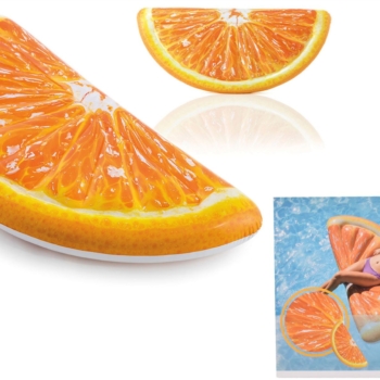 COLCHONETA inflable en forma de naranja